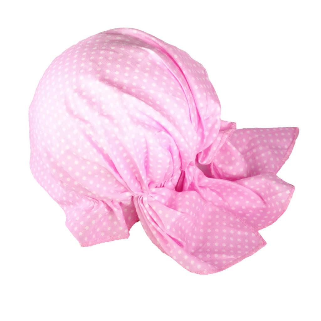 Pink Polkadot Bandana | Headwear for Babies | Baby Size